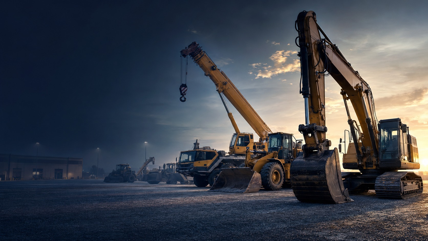STFE heavy equipment rental fleet