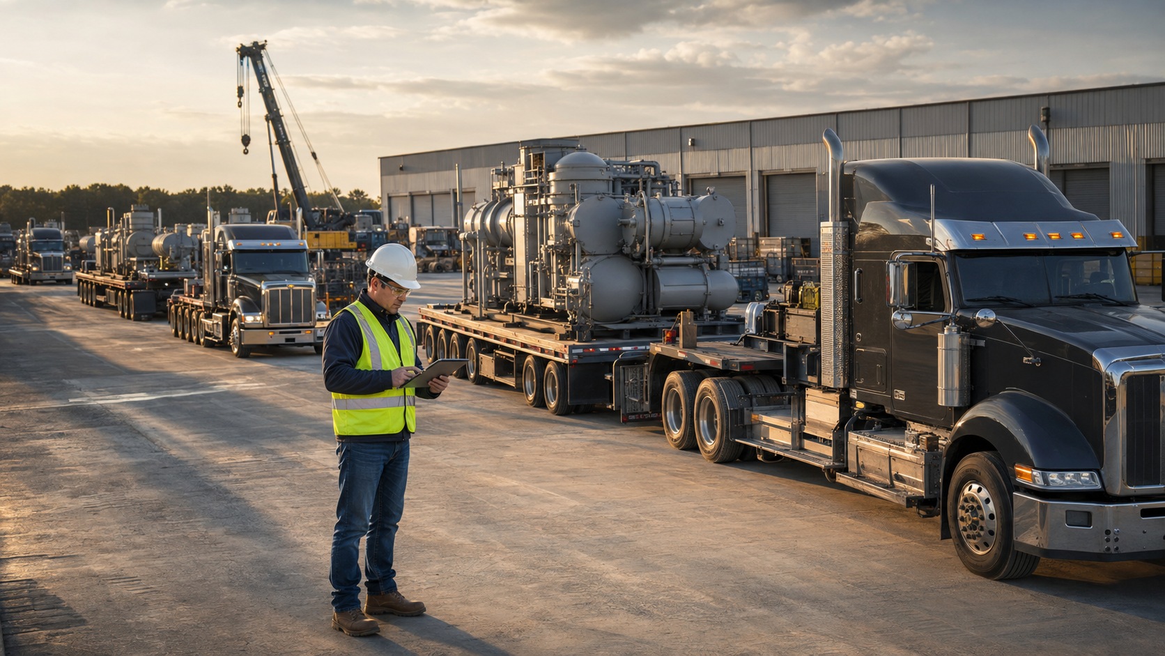 STFE nationwide heavy equipment logistics
